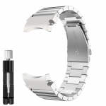 Roostevabast terasest ilma vahedeta 20 mm rihm Samsungi kellale4 5 6 40 mm 44 mm klassikaline 46 mm 42 mm 47 mm 43 mm Pro 45 mm metallist k&auml;ev&otilde;ru rihm Galaxy Watch5 Pro