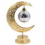 Metallist LED-kuulamp, virvendusvaba pehme valgustus, loominguline &otilde;&otilde;nes disain magamistoa &ouml;&ouml;valgus &ouml;&ouml;kapi lauavalgusti kaunistus One Size A