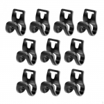 10 Pieces Tent Pole Connector Camping Clips Non Slip Easy to Install Awning Hanger 9x18x8x8mm