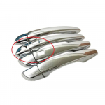 High quality ABS Chrome Door Handle Trim Cover For Peugeot  3008 GT 5008 2017 2018 GT car accessories 3holes