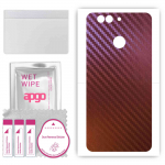 apgo skin sticker film foil vinyl for the BACK compatible with Huawei nova 2, scratch-resistant, easy to install - Carbon Chameleon CAKA5