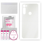 apgo kaitsev nahakleebis seljale, mis &uuml;hildub Motorola Moto G Stylus PRO-ga, &uuml;mbriskile, foolium, vin&uuml;&uuml;l &ndash; muster, matt l&auml;bipaistev