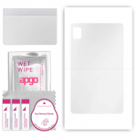 apgo Ultra Clear Protective Skin Sticker for the back compatible with Realme Pad X, Wrap Film, Hydrogel Film, Flexible, Soft TPU with positioning laye