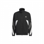 Adidas T&auml;hetr&uuml;kiga V&auml;rviplokk Lahtine Seisukrae Pikkade Varrukatega Jakk Unisex Jakk Must IS5146 M