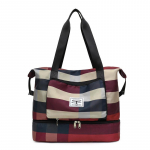 Reisikotid Suure mahutavusega veekindlad pagasikott Tote Duffle Bag J&otilde;usaali jooga hoiustamise &otilde;lakotid naistele Meestele Suured pagasid veinipunane v&auml;rv