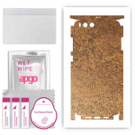 apgo Protective Skin Sticker for the back+sides compatible with Xiaomi Mi 6, Full Wrap Film, Foil, Vinyl - Pattern Rusty Copper