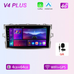 REAKOSOUND Android AUTO Toyota Verso R20 peakomplektile GPS-navigatsiooniga autoraadio multimeediavideom&auml;ngija Autoradio stereo Carplay 4+64+MIC