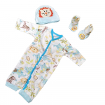 K&auml;sitsi valmistatud beebinuku riided 23-tollisele Reborn Doll kassimustrile koos pudip&otilde;lledega, laste maja m&auml;ngunuku tarvikute jaoks 23 inch