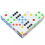 Kuuepoolne m&auml;ngut&auml;ringukomplekt &ndash; ruudunurk 16 mm D6 standardsete t&auml;ppidega lauam&auml;ngudeks ja matemaatika &otilde;petamiseks