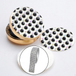 of Rhinestone with Sparkling Diamond Scroll Crystal Decoration for Arts Home valge