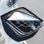 Jalgrattakorvi kate kahepoolse t&otilde;mblukuga vooderdisega Cargo Net Bike Black with Strap