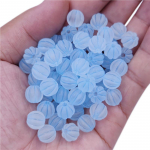 Loominguline matt k&auml;sit&ouml;&ouml;, DIY lahtised helmed, 20 tk kommiv&auml;rvi k&otilde;rvitsa ehete valmistamine 9 mm kaelakee k&auml;ev&otilde;ru akr&uuml;&uuml;l taevasinine v&auml;rv