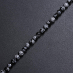 4 6 8 10 12 mm kivist ehete valmistamise vaher&otilde;ngas, lahtised helmed, naturaalne lumehelves, meisterdamine kaelakee k&auml;ev&otilde;ru jaoks 6mm 1 string