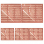 5 lehte Kahekordsed silmalau kleebised V&otilde;rkv&otilde;rkpits Looduslik n&auml;htamatud ja kergesti pealekantavad Silmalaugude kleebised Kosmeetikatarbed L