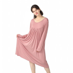 Suures suuruses puuvillased pikkade varrukatega pidžaamad naiste &uuml;lisuur s&auml;rgikleit magamisriided &ouml;&ouml;s&auml;rgid, keskmise pikkusega &ouml;&ouml;s&auml;rgid naistele 5XL roosa