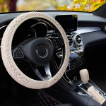 3 tk / komplekt auto pehme villane auto rooli kate + sisekorpus K&auml;sipiduri k&auml;igu kate Kulumiskindel pruun