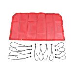 Auto esiukse p&auml;ikesevari v&otilde;rgust p&auml;ikesekaitsekate Jeep Wrangler JL JT Gladiator 2018 Up v&auml;listarvikutele, UV-kaitse must