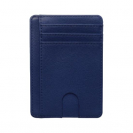 Kaardihoidja 8 pesaga &otilde;pilase ID varrukas veekindel magnetivastane vahetusm&uuml;ndikott RFID-blokeering kaitseb isikuandmeid reisirahakott tumesinine v&auml;rv