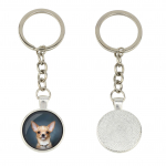 Dachshund Smooth-haired, Wiener dog, Badger dog I - keychain in a box, own photo, keychain pendant from Art-Dog brand