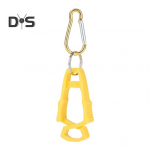 Karabiiniga v&auml;listingimustes kasutatavad kindaklambrid, vastupidavad k&auml;ed-vabad multifunktsionaalne matkamine matkamine t&ouml;&ouml;kinnas riidepuu kandja hoidja haarav rihmaklamber oranž