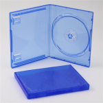 1 tk Sony PS5 / PS4 jaoks Asendus-CD-m&auml;ngu&uuml;mbris Sinine kate kaitsekarp M&auml;ngukettahoidja CD-DVD-plaatide salvestusklambri karp sinine