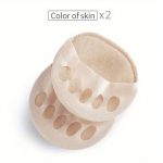 Viie varbaga esijalgade padjad naiste k&otilde;rgetel kontsadel, p&otilde;rutust summutavad poolsisetallad, varbapadjandid beež