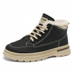 Talvised lumesaapad meestele hoiavad soojas puuvillased jalan&otilde;ud matkajalatsid Palus soojad k&otilde;rged pahkluu saapad Meeste tossud 39 must