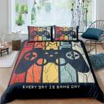 3 tk M&auml;nguri tekikoti komplekt Voodipesu Queen King Lapsed Poisid T&uuml;drukud Voodikomplekt M&auml;ng tekkikott Tekikott Pol&uuml;ester Voodipesukomplekt 180x210cm 3pcs