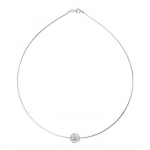 LOVA LOLA VAN DER KEEN - Collier - Joaillerie Prestige - Diamant de Synth&egrave;se - Argent Massif 925 Milli&egrave;mes - Bijou Femme