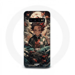 Coque Maniacase pour Samsung Galaxy S10 demon slayer Tanjiro anime manga