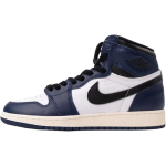 Air Jordan 1 Retro High OG GS Midnight Navy Laste tossud Sinine Must Valge FD1437-401 36.5 black