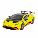 1/32 Lambos Huracan STO Sulamist Mudelauto M&auml;nguasi Diecasts Metallvalu Heli ja Valgus Tagasit&otilde;mmatav Auto M&auml;nguasjad Lastele S&otilde;iduk kollane