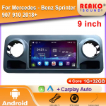 Autoraadio Carplay Mercedes - Benz Sprinter 907 910 2018+ jaoks Navigatsioon GPS Android Auto Multimeediam&auml;ngija Kaamera 2din WiFi 4G 4 core 1GB+32GB carplay
