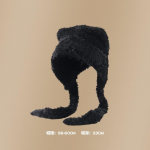 Naiste 2024 s&uuml;gis/talv armas karuk&otilde;rvadega karvane m&uuml;ts suurele pea&uuml;mberm&otilde;&otilde;dule soe villane pl&uuml;&uuml;sist Lei Fengi m&uuml;ts one size hall v&auml;rv