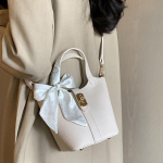 Moodsad Lihtsad &Otilde;la Crossbody Kotid Kaasaskantavad Naiste PU Nahast K&auml;ekotid Rahakotiga Retro Elegantne Naiste Mini Totes Koti Kotid white