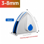 Kahepoolne magnetiline klaasist aknapuhastusvahend majapidamispuhastusvahend automaatne drenaažipuhasti klaasist aknapuhastusvahend sinine