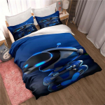 ASTRO BOT Armas multifilmi voodipesukomplekt Tekikomplekt, &uuml;heinimesevoodi King-size voodikomplekt t&auml;iskasvanutele lastele Magamistoa tekikott padjap&uuml;&uuml;r 173x218cm 2pcs