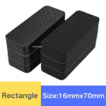 Tugevad vaibakinnituskleebised Isekleepuv puutekinnitus Haardeteip Must pad Kahepoolse matiga fikseeritud plaaster Kodu p&otilde;rand libisemisvastane 1pair (2pcs)