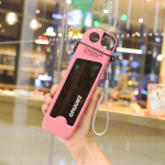 350 ml plastikust veepudel Lekkekindel Square Cup spordipudel lukustatava kaane ja m&otilde;&otilde;tmetega v&auml;lispordi reisitassi jaoks 350ML sinine