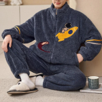 Meeste Talvine Soe Magamisriiete Pidžaamakomplekt Meeste Flanellist Pidžaama &Ouml;&ouml;riided Koduriietus Samet Korallfliis 6XL Suur Suurus Pijama 6XL