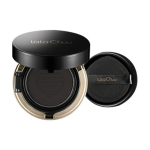 Lalachu hair cushion 15g + refill 15g, natural black, 1 set black