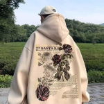Hongkongi stiilis retro kampsun meeste kevad-s&uuml;gis meeste kapuutsiga kampsun Ameerika raskekaalu high street ins moem&auml;rk baggy mantel M must