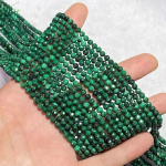 Looduslikust kivist malahhiithelmed 2/3/4/mm lihvitud helmed ehete valmistamiseks DIY k&otilde;rvar&otilde;ngad k&auml;ev&otilde;ru kaelakee tarvikud 2mm