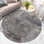 Elutoa &uuml;mmargune vaip Paks voodi vaibad Pehmed libisemisvastased &uuml;mmargused p&otilde;randavaibad Lipsu v&auml;rvimismatt diameter 120CM