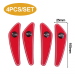 Universaalne uksenurk p&otilde;rkepadi Peegel kindlustus kaitseraua kriimustusvastane p&otilde;rutusvastane kaitse kleebised auto v&auml;liskaunistused punane