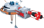 Aoshima Bunka Kyozaisha Thunderbird Thunderbird 5 3 Elektromudel Plastikmudel Nr.5 Nr. & nr. Mittemastaapne valge