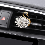 Luksuslikud Diamond Swan autotarvikud t&uuml;drukutele Paarid Luik Auto &otilde;huv&auml;rskendaja Parf&uuml;&uuml;mi difuusor Roosa Teemant Auto Ornament Kingitus