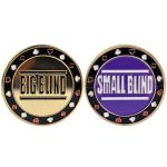 Elegantne pokkerin&ouml;&ouml;p Pokkerikaardid Kaitsekaitse Metallist m&auml;rgi M&uuml;ndim&uuml;&uuml;ja Litrinupud Big Blind Small Blind nupp D