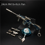 Mitmes stiilis M416 PUBG m&auml;ngup&uuml;stol metallist relvamudel Pan v&otilde;tmehoidja kokkupanemise osad sulamist kerge v&otilde;tmehoidja auto ripats kinkem&auml;nguasi