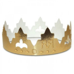 2 couronnes en carton pour galette des rois - Classique